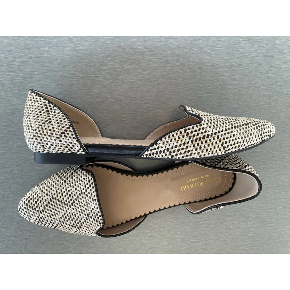 ISSAC MIZRAHI Women's Pointed Flats Size 8 Preppy Career Office Shoes - Picture 9 of 13